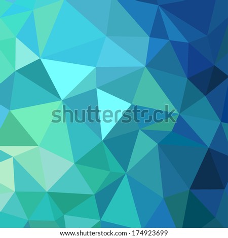 Abstract Triangle Geometrical Multicolored Background