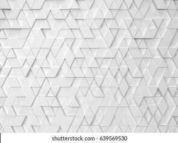 Abstract Triangle Pattern. 3d Background
