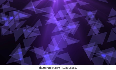 Abstract Triangles Background