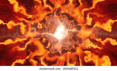 Abstract Turbulence Flame Energy Background