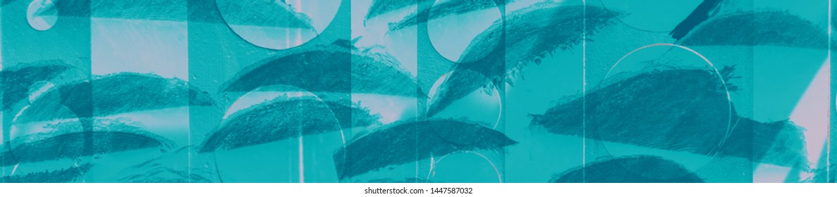 abstract turquoise, celadon and aquamarine colors background for design.