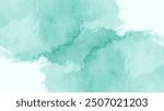 Abstract turquoise teal watercolor background