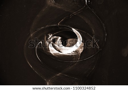 Image, Stock Photo Stretched Human being