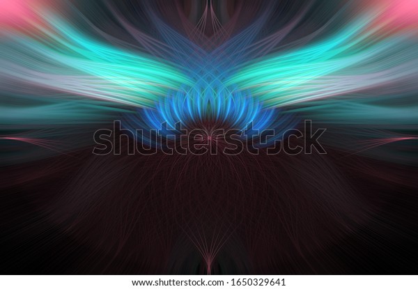 Abstract Twisted Light Fibers. Anime Effects\
Background Overlay Blend. Modern Fractal Floral Leaf Design Fantasy\
Majestic Background. Illuminated Light Painting. Computer Generated\
Majestic\
Wallpaper