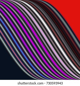 Abstract  twisting lines background. technology structure, visual effects