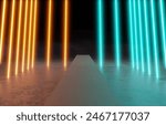 Abstract ultraviolet light composition background.