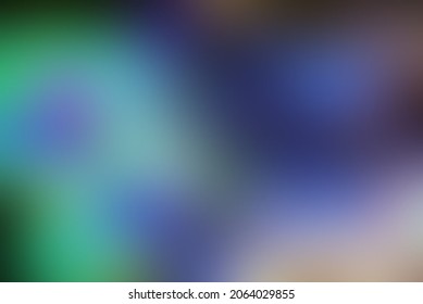 Abstract unfocused green-blue background. Blurry lines and spots. Background for book cover, notebook, laptop screen saver, fabric pattern.
