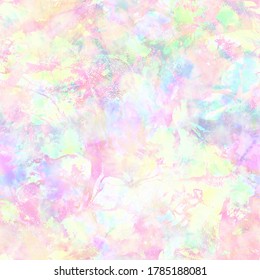 Abstract Unicorn Pastel Watercolour Print