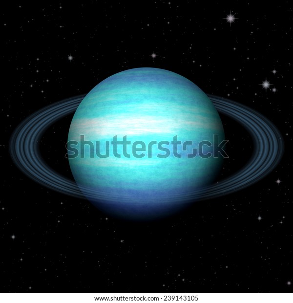 Abstract Uranus Planet Generated Texture Background Stock Illustration ...