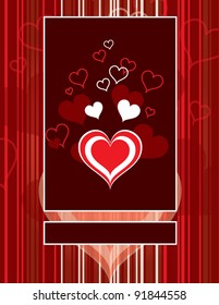 Abstract Valentine Background.