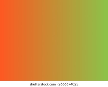 Abstract vector background featuring a smooth horizontal gradient that transitions from a red orange on the left, to a bright green on the right. Ideal for contemporary and versatile designs.