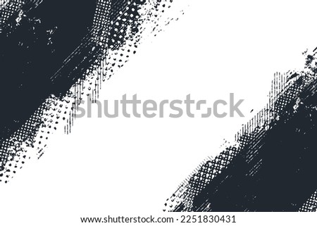 Abstract Vector Background. Grunge Halftone Textures. Raster Illustration.