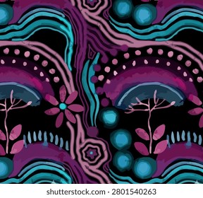 abstract vector textle patterns design for seamless desiign
