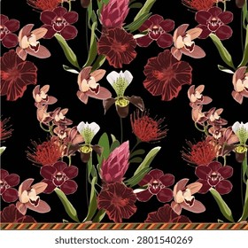 abstract vector textle patterns design for seamless desiign
