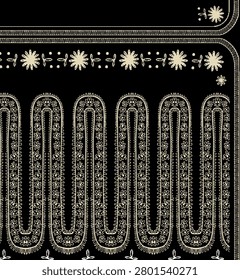 abstract vector textle patterns design for seamless desiign
