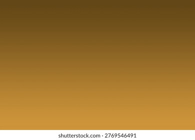 Abstract vertical gradient is showing in flat design, shifting from deep brown to golden yellow. Colorfield, monochrome, minimalism, backdrop, branding, advertising, warmtones