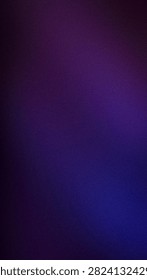 Abstract vertical grainy background with deep purple violet and dark blue tones