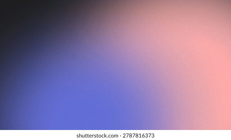 Abstract Vibrant Neomorphic Gradient Background with Heavy Noise Texture

A premium abstract multi-colored digital wallpaper featuring a soft, out-of-focus color gradient. The composition seamlessly transitions from a moody dark charcoal black in the top-left corner into a rich royal blue and purple center, culminating in a bright pastel coral pink and soft peach glow in the right corner. The entire surface is treated with a heavy, cinematic film grain texture that gives the fluid color blend a tactile, premium paper or matte physical feel. This minimalist, trend-forward aesthetic is perfect for modern branding, contemporary tech website headers, fluid graphic design backdrops, app user interfaces, and elegant presentation slides.