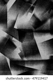 Abstract Vintage Noir Texture Background With Geometric Shapes