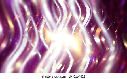 Abstract violet elegant background with glitter and waves. illustration beautiful.
