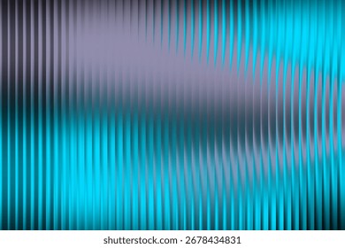 An abstract visual featuring a distinct vertical ribbed texture, characterized by a cool color scheme of bright cyan and electric blue contrasted with subtle grey tones.
