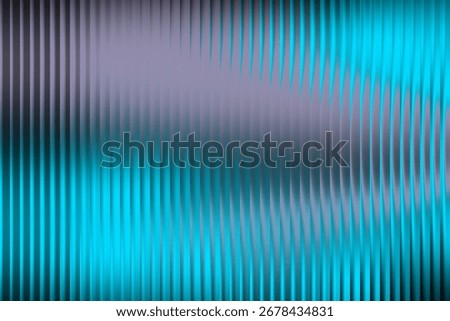 An abstract visual featuring a distinct vertical ribbed texture, characterized by a cool color scheme of bright cyan and electric blue contrasted with subtle grey tones.