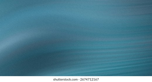 An abstract visual featuring flowing waves in shades of blue and teal, evoking a sense of calm and serenity with gentle light and shadow.