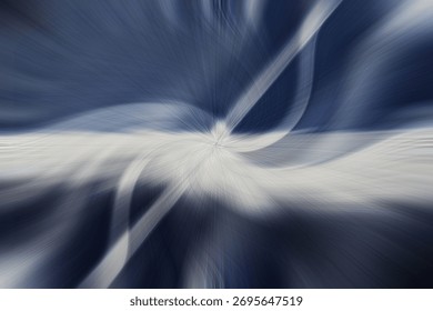 An abstract visual featuring swirling patterns of deep blue and white light, evoking a sense of depth and cool sophistication, ideal for modern backgrounds and design elements.