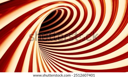 Abstract vortex with hypnotic stripes. Design. Rotating contrasting spiral optical illusion.