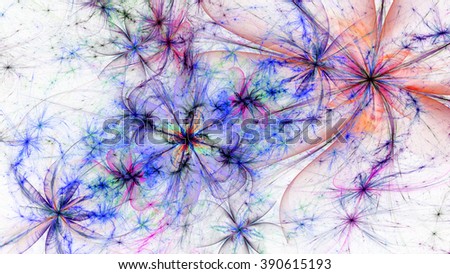 Royalty Free Stock Illustration Of Abstract Wallpaper Stars Flowers