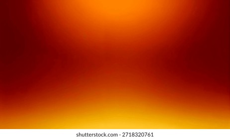 Abstract warm gradient background with smooth transitions of red, orange, and golden yellow tones. Soft blurred texture creates a glowing, fiery atmosphere, ideal for use as a backdrop for designs.
