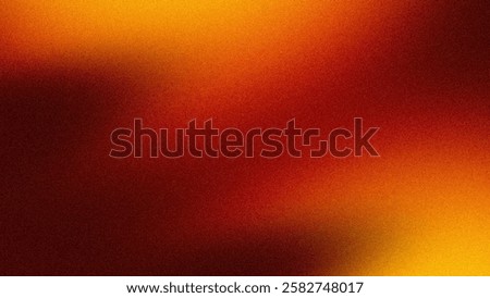 Abstract warm orange and red gradient background with grainy noise texture. Suitable for social media, flyers, posters, wallpapers, etc.