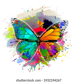 カラフル 蝶 のイラスト素材 画像 ベクター画像 Shutterstock