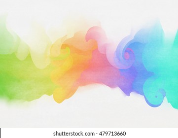 Abstract watercolor background. Digital art painting.