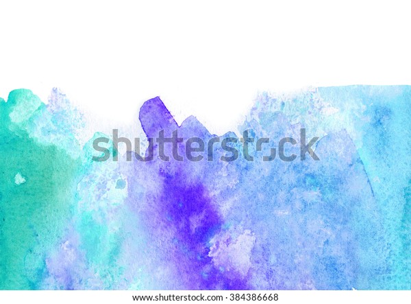 Abstract Watercolor Background Ink Illustration Imitation Stock