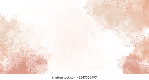 Abstract watercolor background with pastel pink and white hues, sprinkled with gold flecks. Perfect for wedding invitations, greeting cards, and elegant design projects. Soft, elegant, and versatile. - Powered by Shutterstock