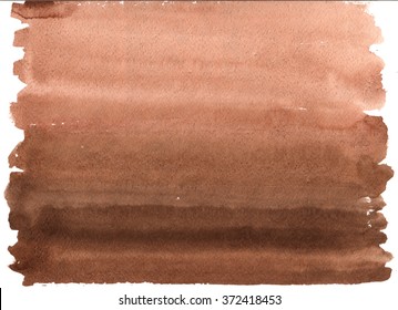 Abstract Watercolor Brown Background