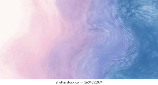 Abstract watercolor colorful paint background by blue purple pink colors and liquid fluid texture for background  banner