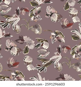  abstract watercolor flowers allower designs New Creation digital expert desing fabric pattern digital designs creators artist light grey pink background stock design 