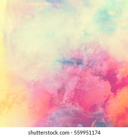 Abstract Watercolor Image. Colorful Background