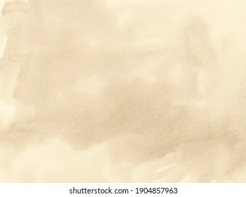 Abstract Watercolor On Paper Texture Can Use As Background. In Sepia Toned. Retro Style