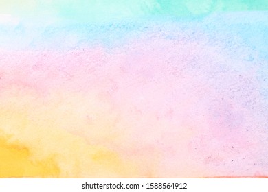 Abstract watercolor painting  as background 