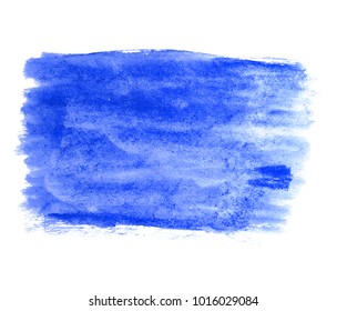 Blue Watercolor Splash Vector Illustration Isolated Stock Vector ...