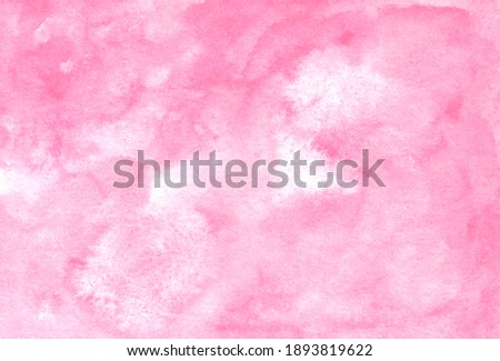 Abstract watercolor texture background. Creative wallpaper. Aquarelle texture. Romantic pink and white wallpaper. Original artwork. Hand drawn illustration. Color splashing on paper. Cosmic texture. 