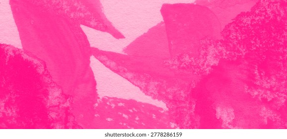 Abstract watercolor texture background Dynamic abstract pink paint strokes with a watercolor effect. Vibrant and textured, this background is ideal for creative artistic designs and modern visual themes.
