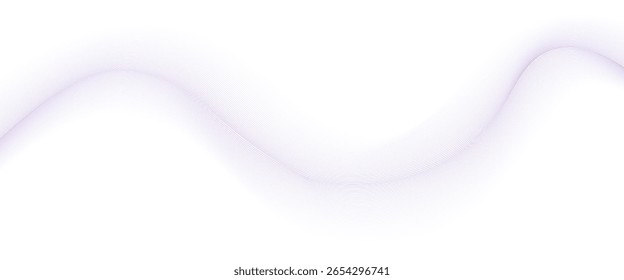 Abstract wave element for design. Digital frequency track equalizer. Stylized line art background. Abstract Modern Line and Wave Design: Glowing Soft Grey Waves on a White Background, Evoking the Ener