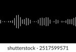 Abstract wave motion. equalizer voice and Audio spectrum illustration. Sound wave isolated animation. Music sound wave or audio waveform.