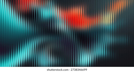 Abstract wave patterns blending vibrant colors in a mesmerizing digital composition