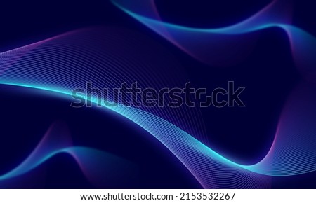 abstract wave technology background with blue light smooth and flow. Big data. Abstract background 3d rendering. JPG