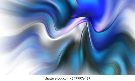 paint acrylic abstract waves